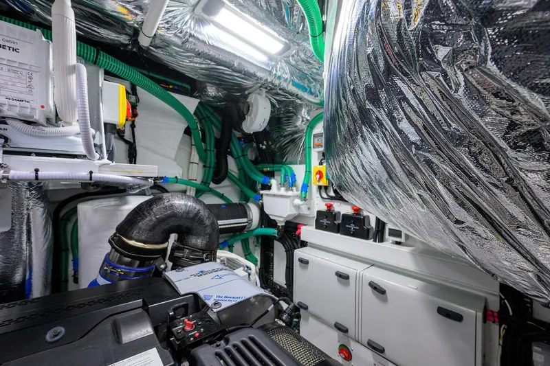 Slide: The Image of Princess V55 Ladybird - Engine Room 2025 Princess V55 Ladybird - 5046159