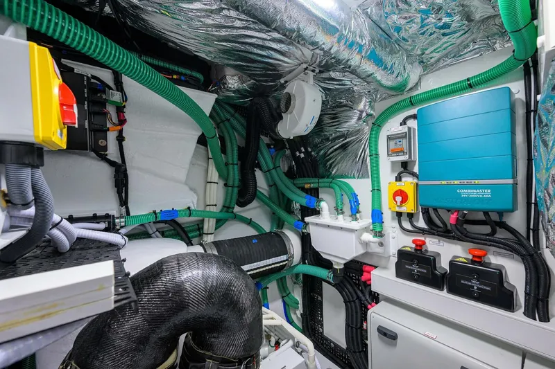 Slide: The Image of Princess V55 Ladybird - Engine Room 2025 Princess V55 Ladybird - 5046160