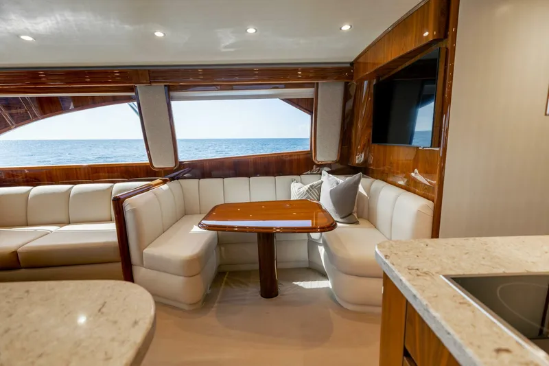 Slide: The Image of 2018 Viking 62 Convertible- Da'Grits- Dinette - 5507511