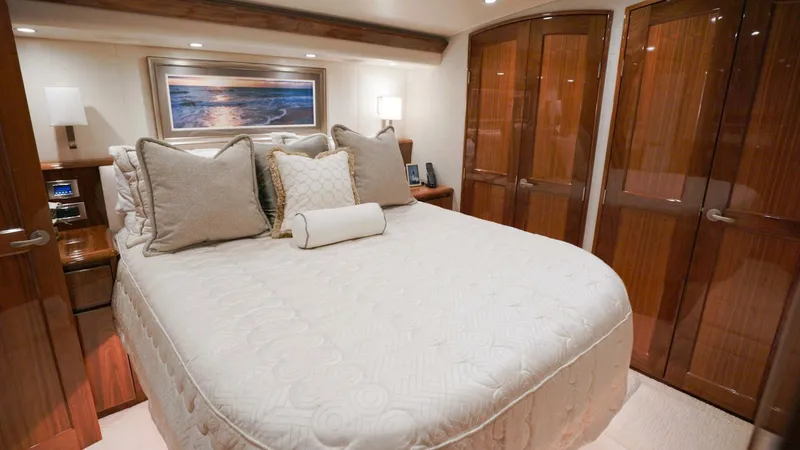 Slide: The Image of 2018 Viking 62 Convertible- Da'Grits-Master Stateroom - 5507578