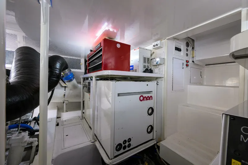 Slide: The Image of Viking 61 Reel King - Engine Room  2001 Viking Convertible 61 REEL KING - 5047619