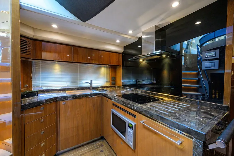 Slide: The Image of Princess 72 Joint Credit II - Interior Galley 2013 Princess 72 V72 Express Joint Credit II - 5053287