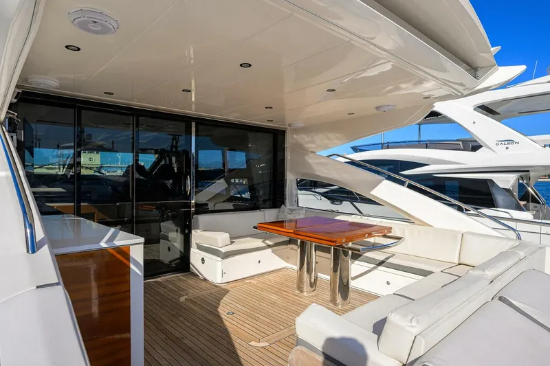 Slide: The Image of Princess 72 Joint Credit II - Exterior Aft Deck 2013 Princess 72 V72 Express Joint Credit II - 5053266
