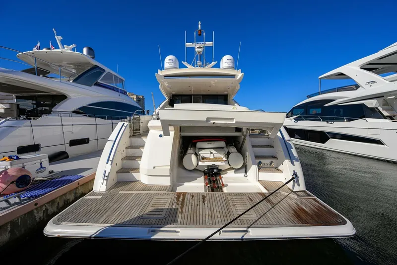 Slide: The Image of Princess 72 Joint Credit II - Exterior Aft 2013 Princess 72 V72 Express Joint Credit II - 5053348
