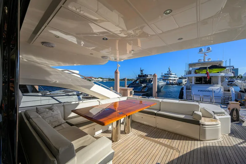 Slide: The Image of Princess 72 Joint Credit II - Exterior Aft Deck 2013 Princess 72 V72 Express Joint Credit II - 5053270