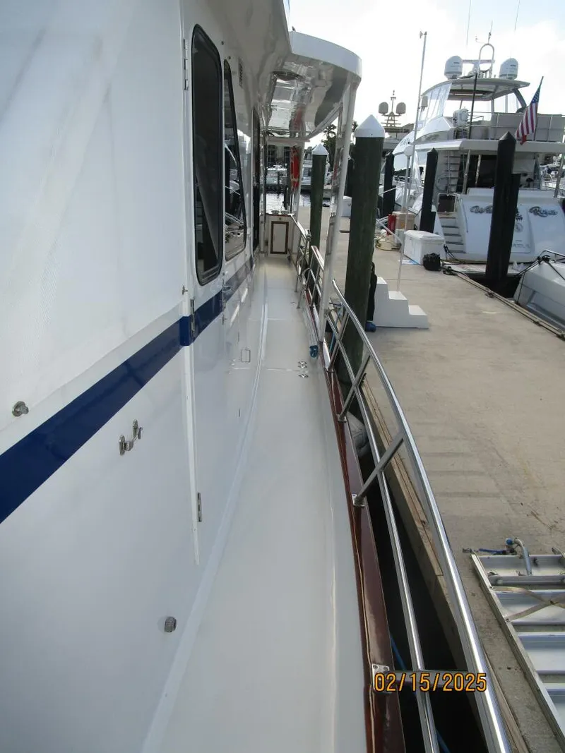 Slide: The Image of 57' DeFever port side deck2 - 5060271
