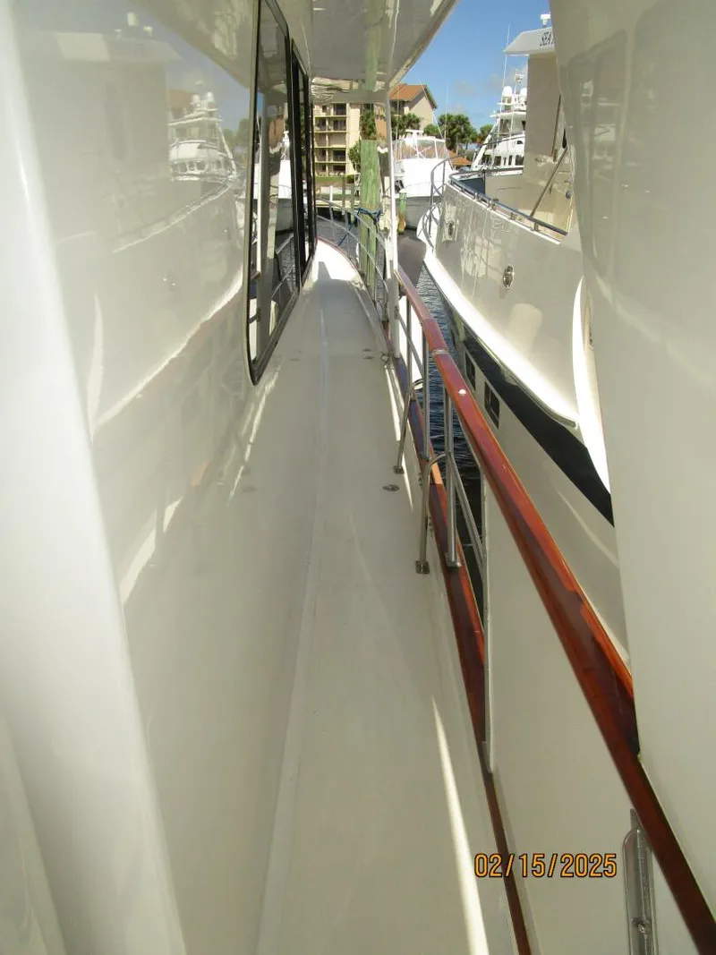 Slide: The Image of 57' DeFever starboard side deck1 - 5060366