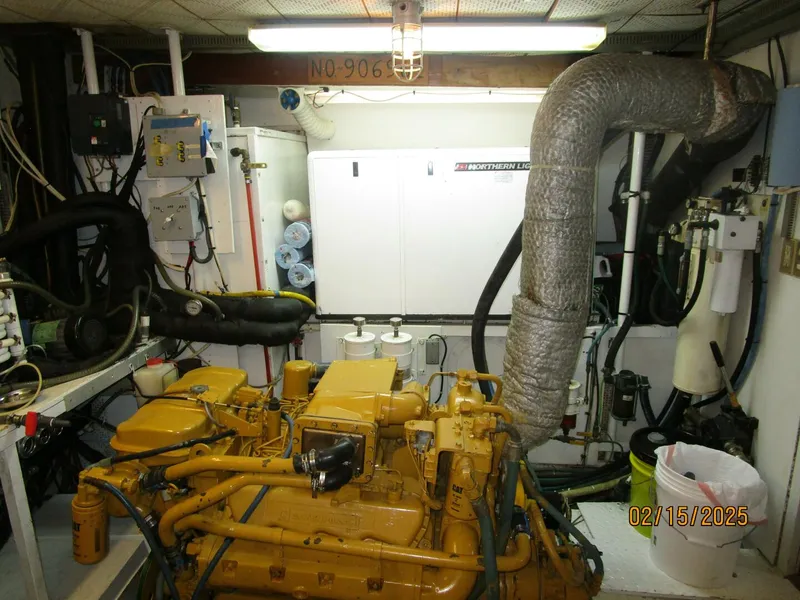 Slide: The Image of 57' DeFever engine room starboard - 5060146