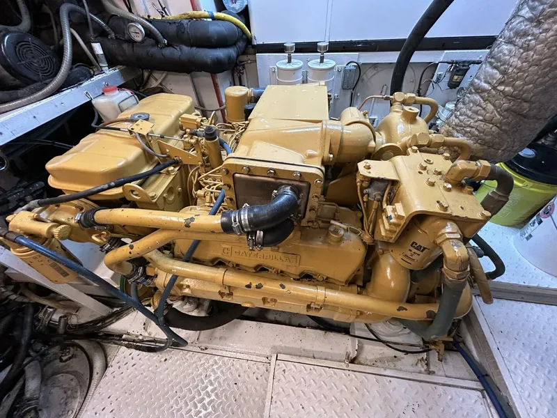 Slide: The Image of 57' DeFever starboard main engine - 5060318