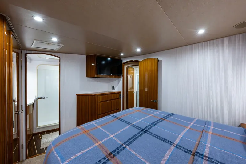 Slide: The Image of Viking 60 - Carolina Style - Interior Stateroom 2012 Viking 60 Enclosed Bridge - Carolina Style - 5903466