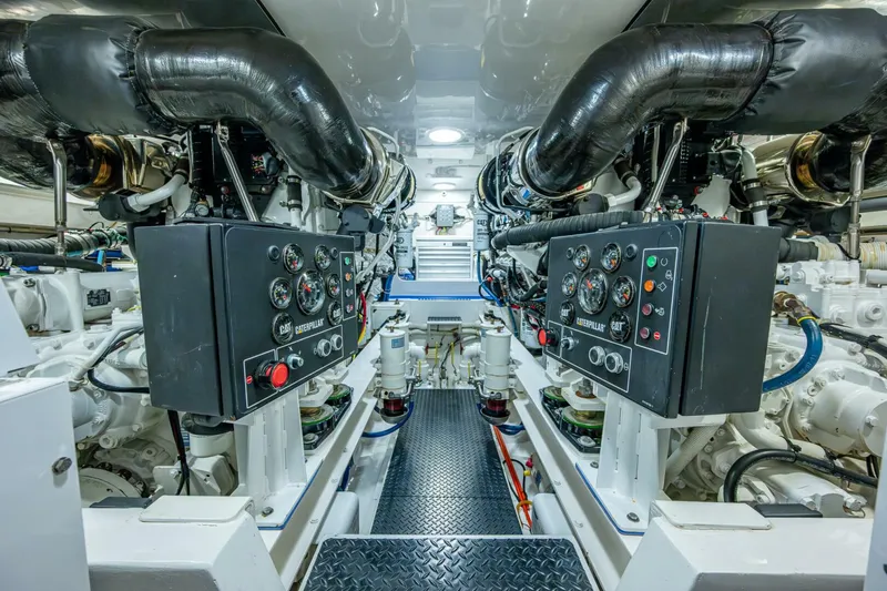 Slide: The Image of Viking 60 - Carolina Style - Engine Room 2012 Viking 60 Enclosed Bridge - Carolina Style - 5903547