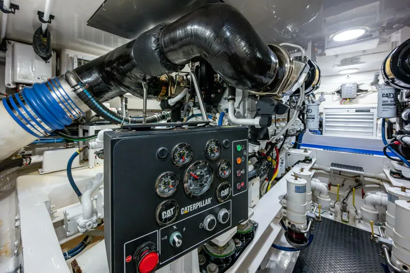 Slide: The Image of Viking 60 - Carolina Style - Engine Room 2012 Viking 60 Enclosed Bridge - Carolina Style - 5903548