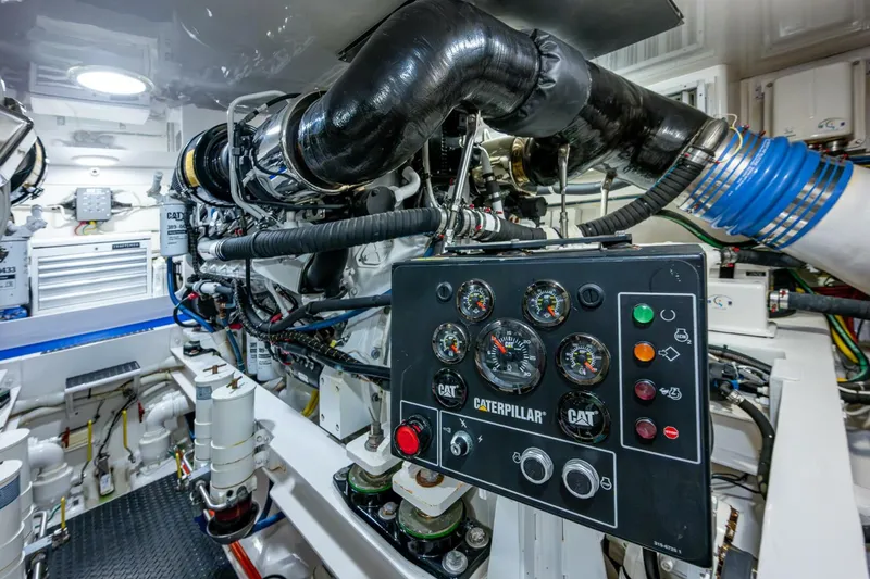 Slide: The Image of Viking 60 - Carolina Style - Engine Room 2012 Viking 60 Enclosed Bridge - Carolina Style - 5903549