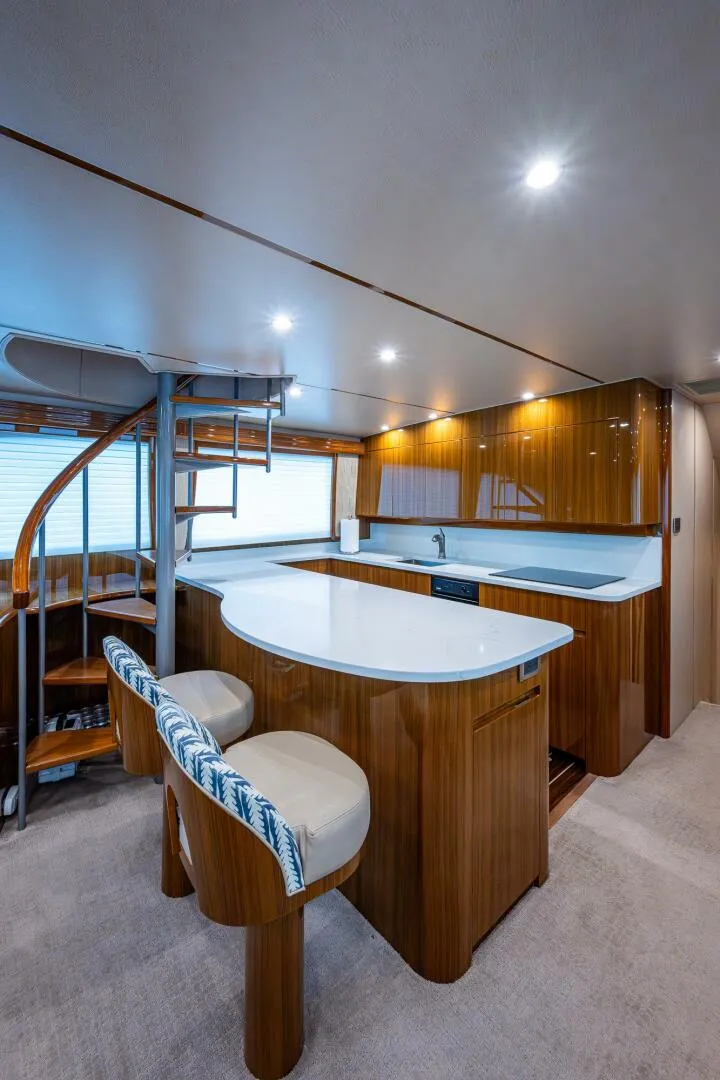 Slide: The Image of Viking 60 - Carolina Style - Interior Galley 2012 Viking 60 Enclosed Bridge - Carolina Style - 5903459