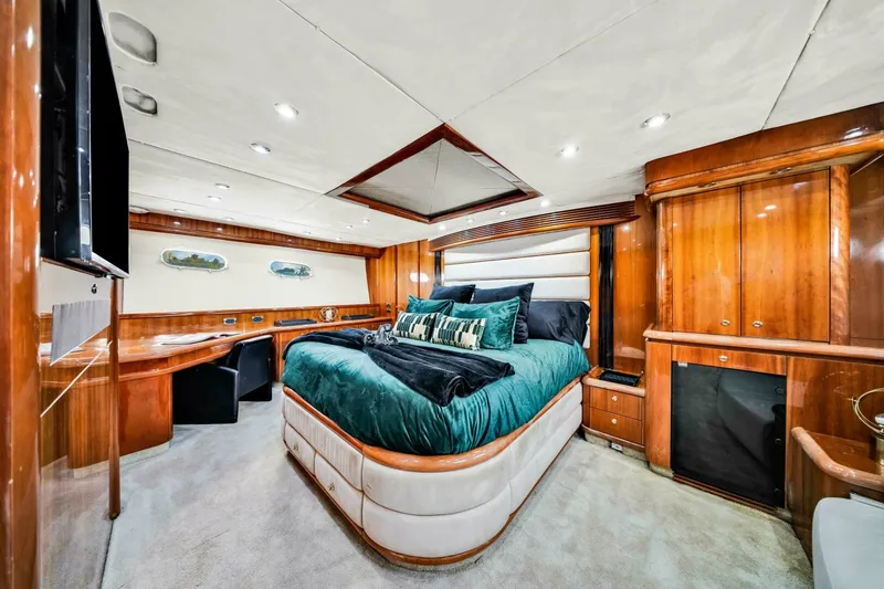 Slide: The Image of 2003 Sunseeker 150 GT - Master Cabin 2003 Sunseeker 150 GT " SO WHAT WHO CARES" - 7647787