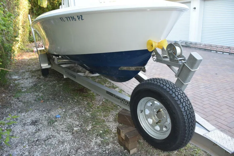 Slide: The Image of No Bottom Paint, Two Eye, Serviced Alum Trailer with Spare - 5107833