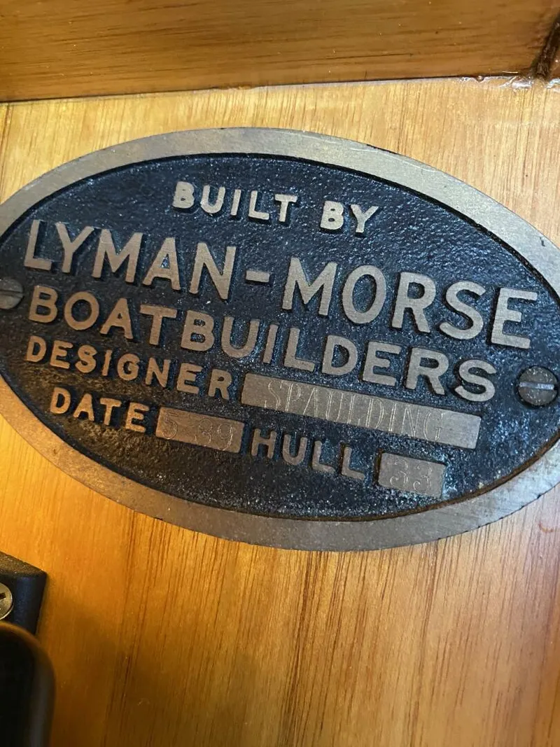 Slide: The Image of Jarvis Newman Lyman Morse Lobster style Cruiser with Aft Cabin 1988 - 5117237