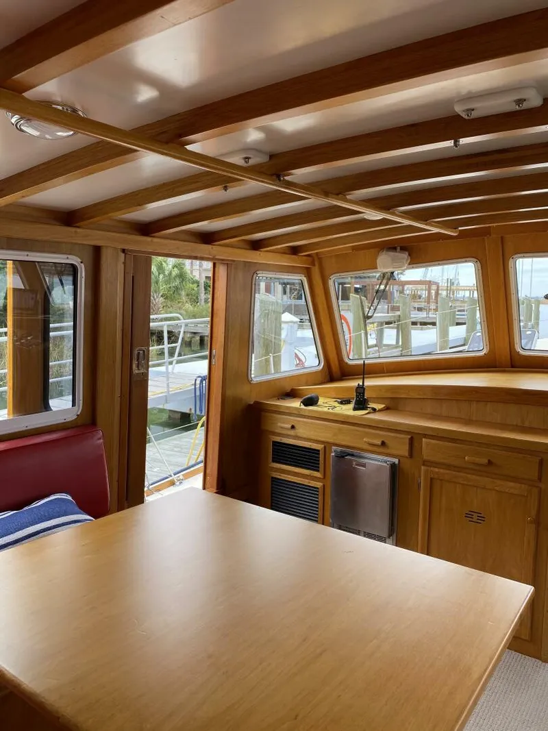 Slide: The Image of Jarvis Newman Lyman Morse Lobster style Cruiser with Aft Cabin 1988 - 5117346