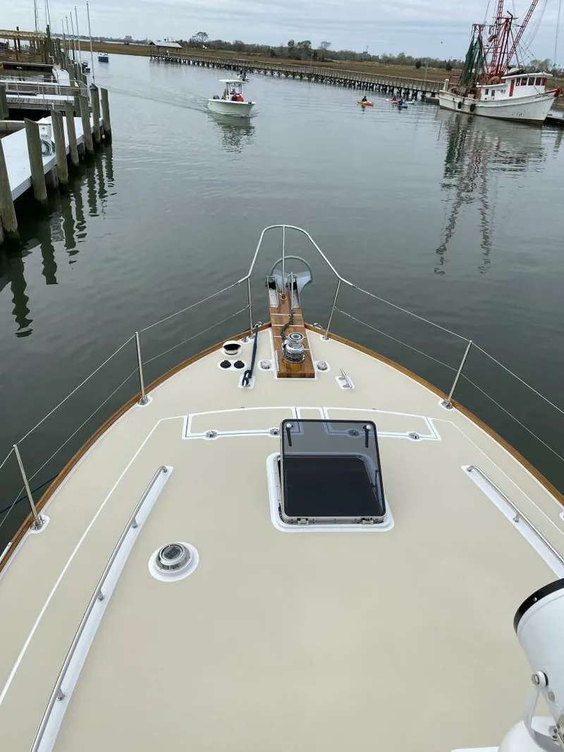 Slide: The Image of Jarvis Newman Lyman Morse Lobster style Cruiser with Aft Cabin 1988 - 5117374