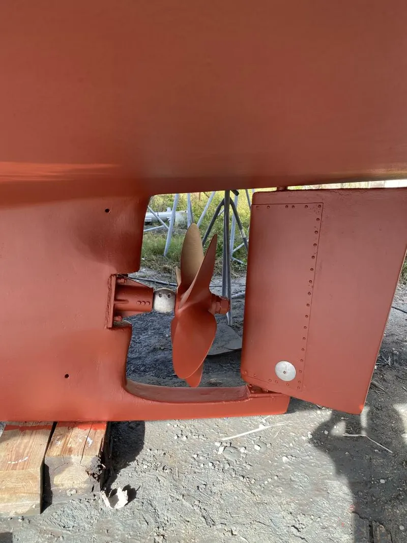 Slide: The Image of Jarvis Newman Lyman Morse Lobster style Cruiser with Aft Cabin 1988 - 5117324