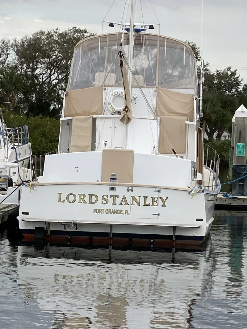 Slide: The Image of Jarvis Newman Lyman Morse Lobster style Cruiser with Aft Cabin 1988 - 5117397