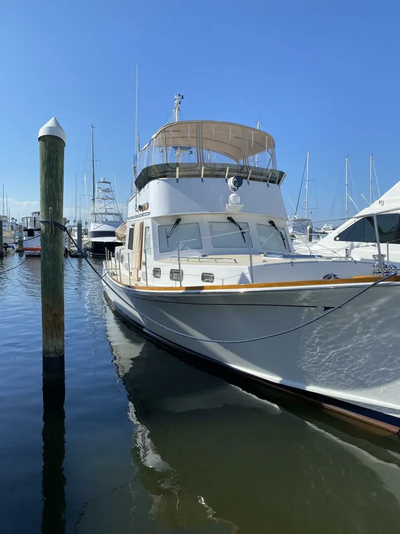 Slide: The Image of Jarvis Newman Lyman Morse Lobster style Cruiser with Aft Cabin 1988 - 5117387