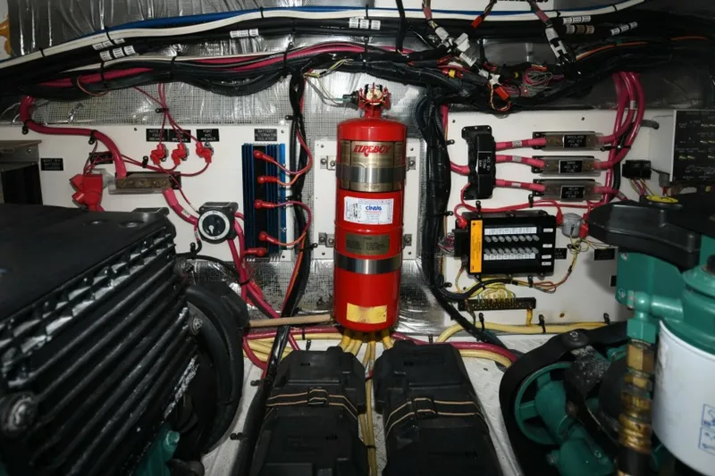 Slide: The Image of 2007 42 Cruisers Express - Got Tubes II - Engine Room - 5120342
