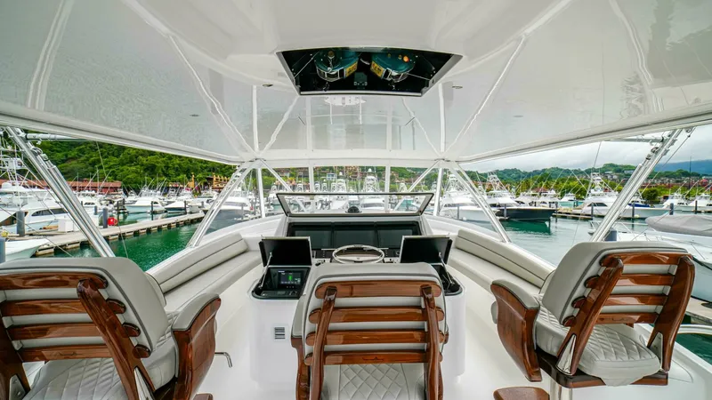 Slide: The Image of 2023 Viking 73 Convertible "Free Spool" - Helm - 6428241