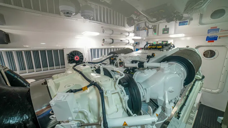 Slide: The Image of 2023 Viking 73 Convertible "Free Spool" - Engine room - 5122984