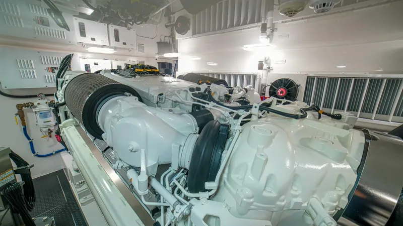 Slide: The Image of 2023 Viking 73 Convertible "Free Spool" - Engine room - 5122987