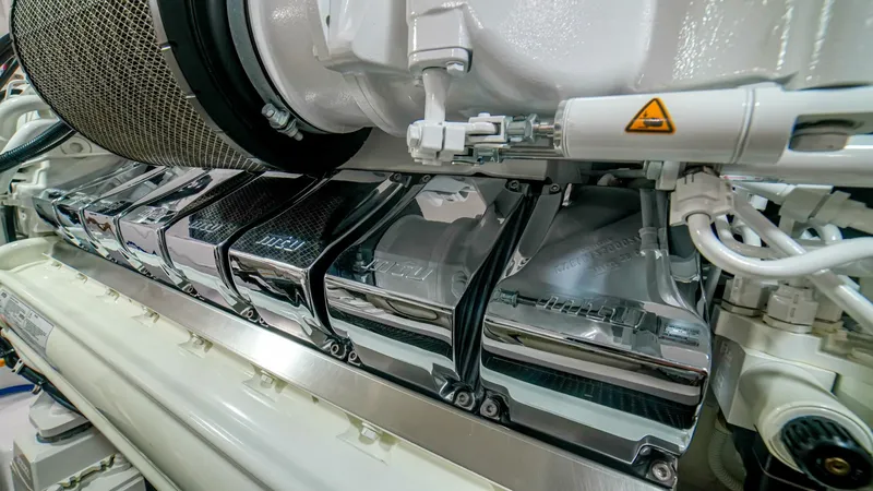 Slide: The Image of 2023 Viking 73 Convertible "Free Spool" - Engine room - 5122993