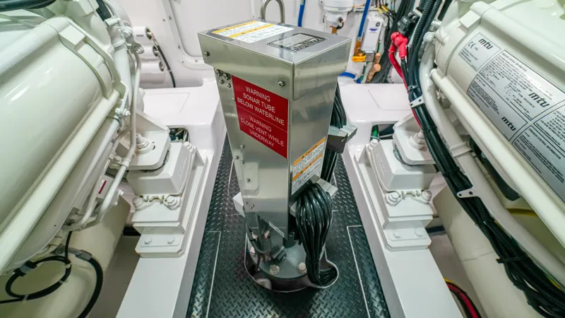 Slide: The Image of 2023 Viking 73 Convertible "Free Spool" - Engine room - 5122998