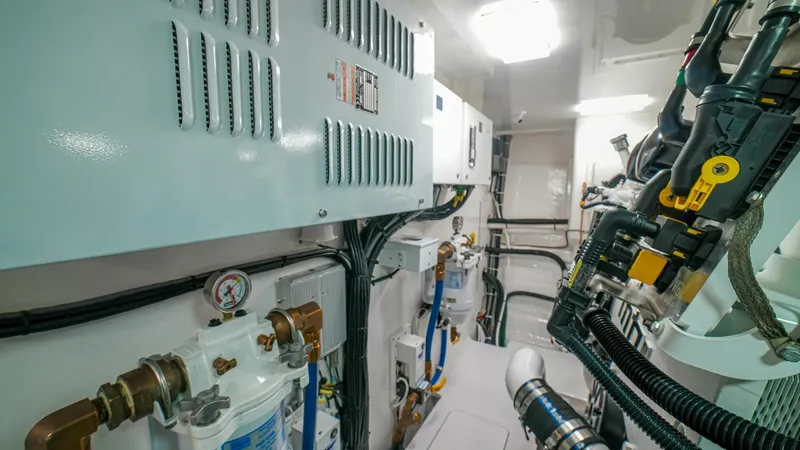 Slide: The Image of 2023 Viking 73 Convertible "Free Spool" - Engine room - 5122999