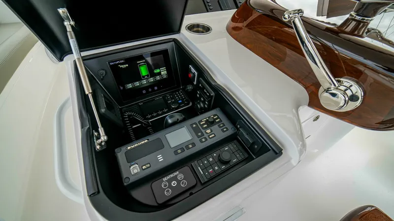 Slide: The Image of 2023 Viking 73 Convertible "Free Spool" - Helm - 6428256