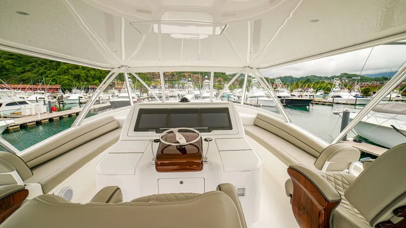 Slide: The Image of 2023 Viking 73 Convertible "Free Spool" - Helm - 5122538