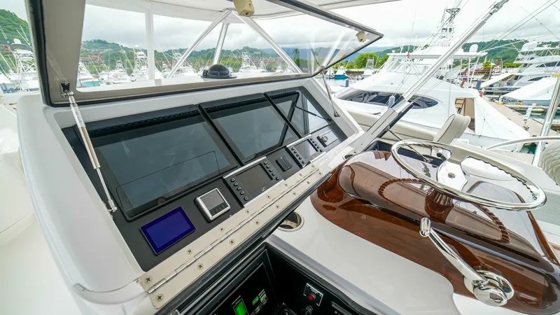 Slide: The Image of 2023 Viking 73 Convertible "Free Spool" - Helm - 5122546