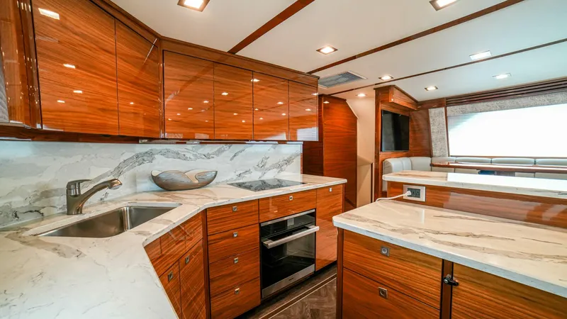 Slide: The Image of 2023 Viking 73 Convertible "Free Spool" - Galley - 5122603