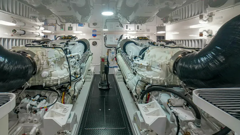 Slide: The Image of 2023 Viking 73 Convertible "Free Spool" - Engine room - 5122972