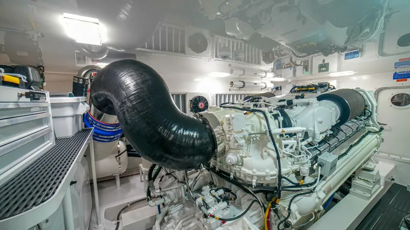 Slide: The Image of 2023 Viking 73 Convertible "Free Spool" - Engine room - 5122973