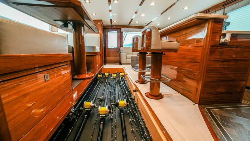 Slide: The Image of 2023 Viking 73 Convertible "Free Spool" - Storage - 6428284