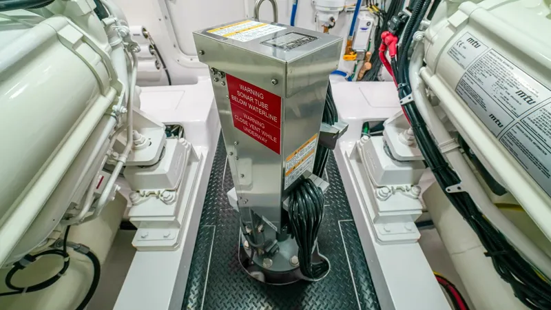 Slide: The Image of 2023 Viking 73 Convertible "Free Spool" - Engine room - 6428347