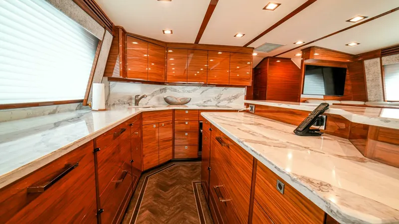 Slide: The Image of 2023 Viking 73 Convertible "Free Spool" - Galley - 6428276