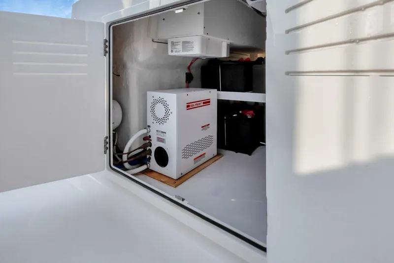 Slide: The Image of 2023 Jupiter 43 Center Console "Aqua Toy" - 5189315