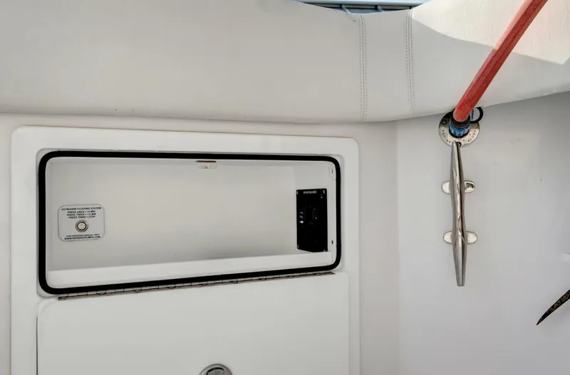 Slide: The Image of 2023 Jupiter 43 Center Console "Aqua Toy" - 5189325