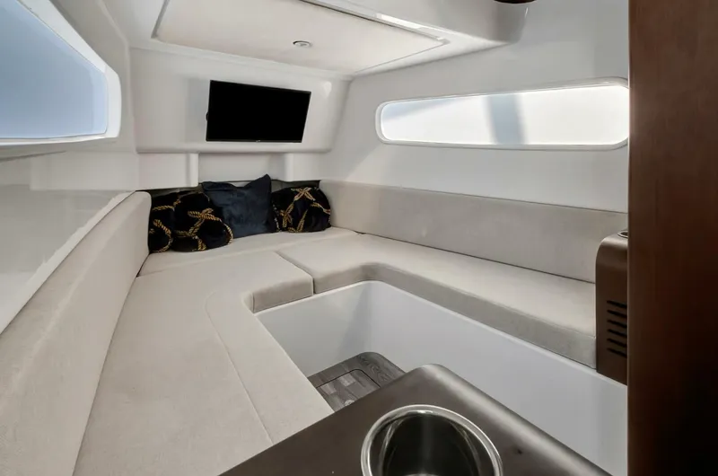 Slide: The Image of 2023 Jupiter 43 Center Console "Aqua Toy" - 5189290