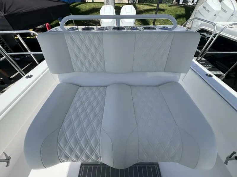 Slide: The Image of 2024 Invincible 33 Open Fisherman Helm Seating - 5134985