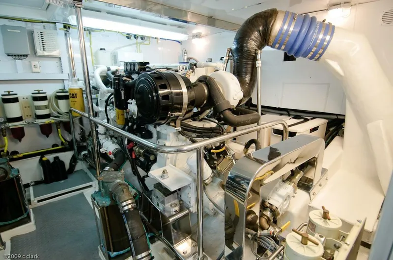 Slide: The Image of 2005 Ocean Alexander 58 - Engine Room 2005 Ocean Alexander 58 Momentum III - 5148803