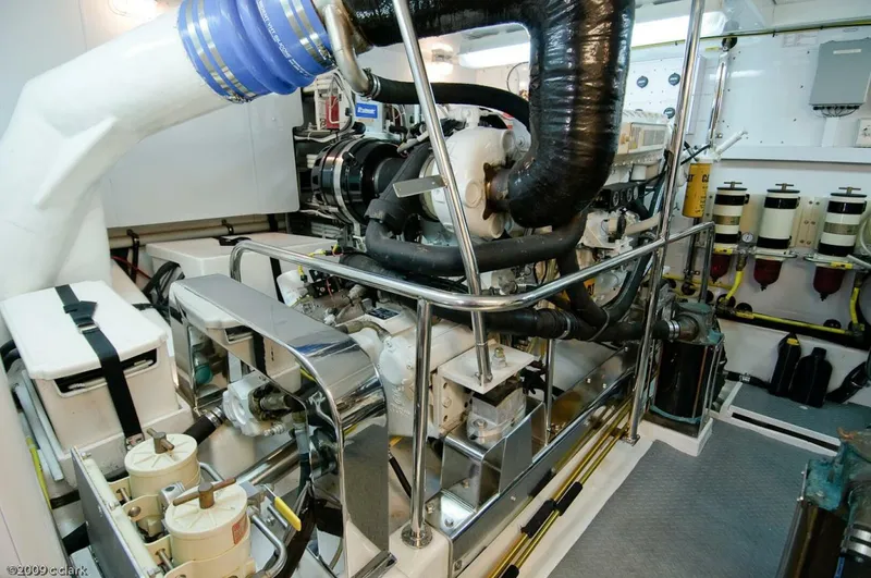 Slide: The Image of 2005 Ocean Alexander 58 - Engine Room 2005 Ocean Alexander 58 Momentum III - 5148804