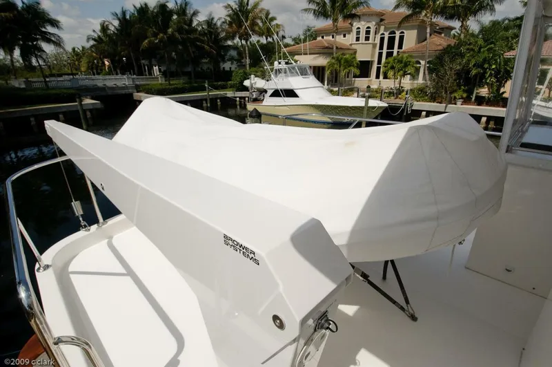 Slide: The Image of 2005 Ocean Alexander 58 - Aft Deck 2005 Ocean Alexander 58 Momentum III - 5148808