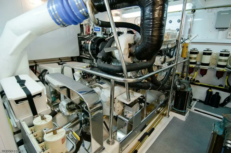 Slide: The Image of 2005 Ocean Alexander 58 - Engine Room 2005 Ocean Alexander 58 Momentum III - 7652076